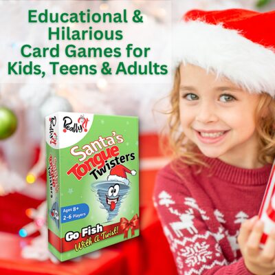 Christmas Card Game Stocking Stuffers for kids and adults
