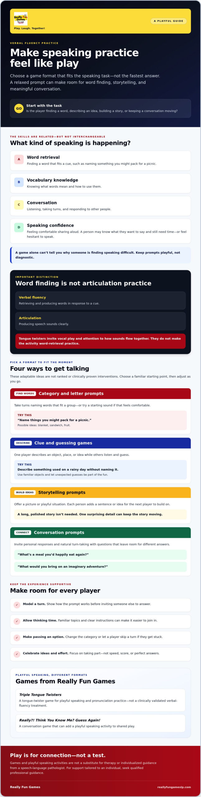 Games for Verbal Fluency Practice: Fun Ways to Get Talking